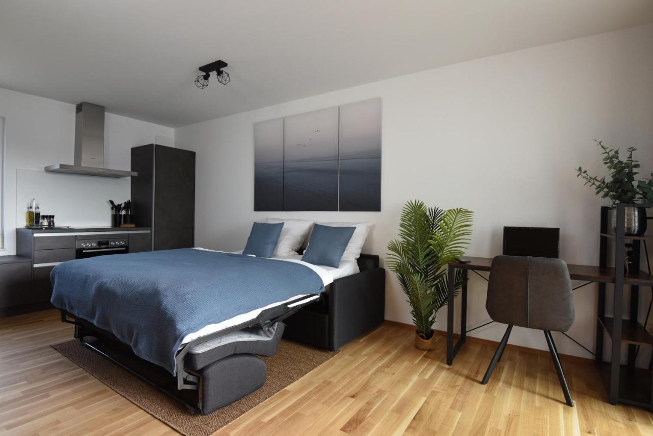 Inhomevision Neubau, Design, Balkon, Barrierefrei, Wlan Markgroningen Luaran gambar